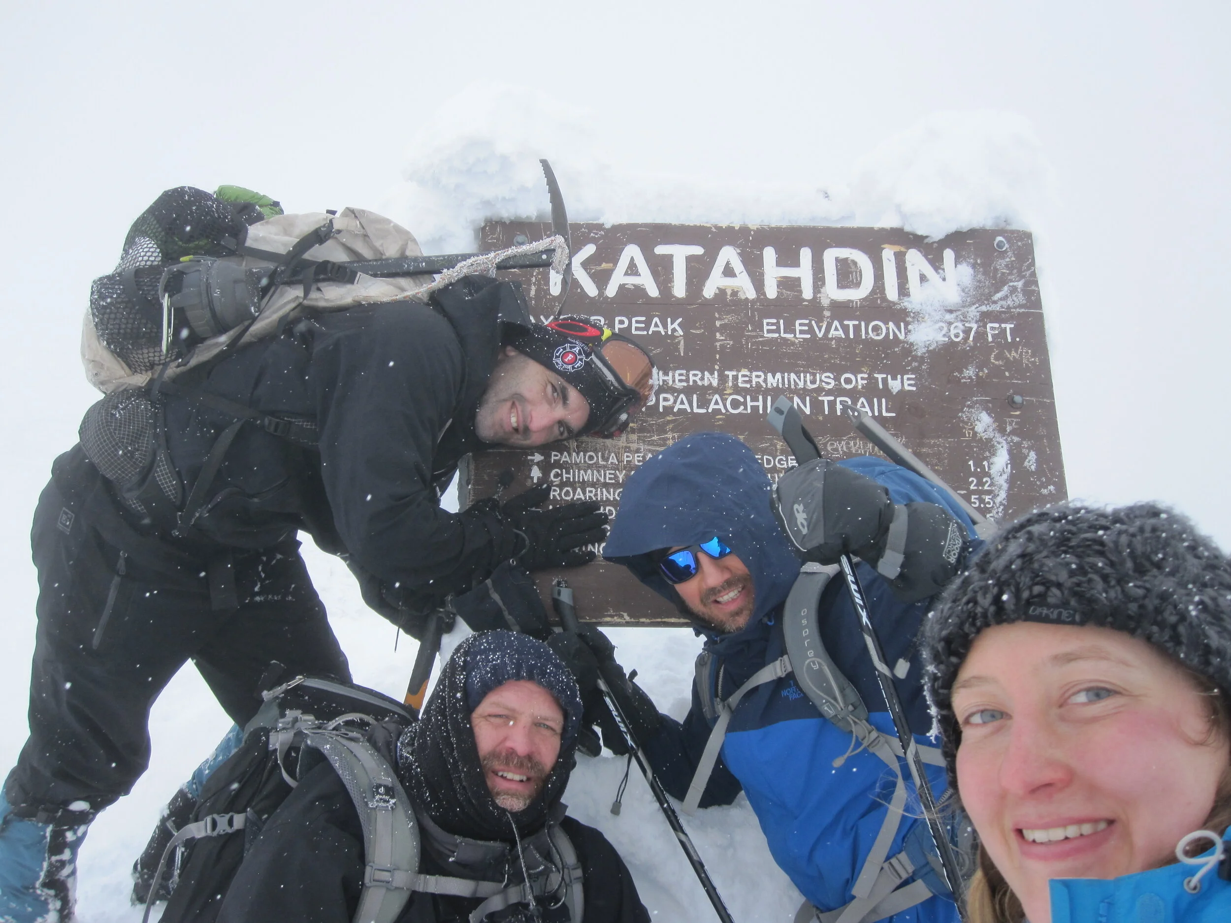 Mount Katahdin Winter Ascent (New Abol Trail)