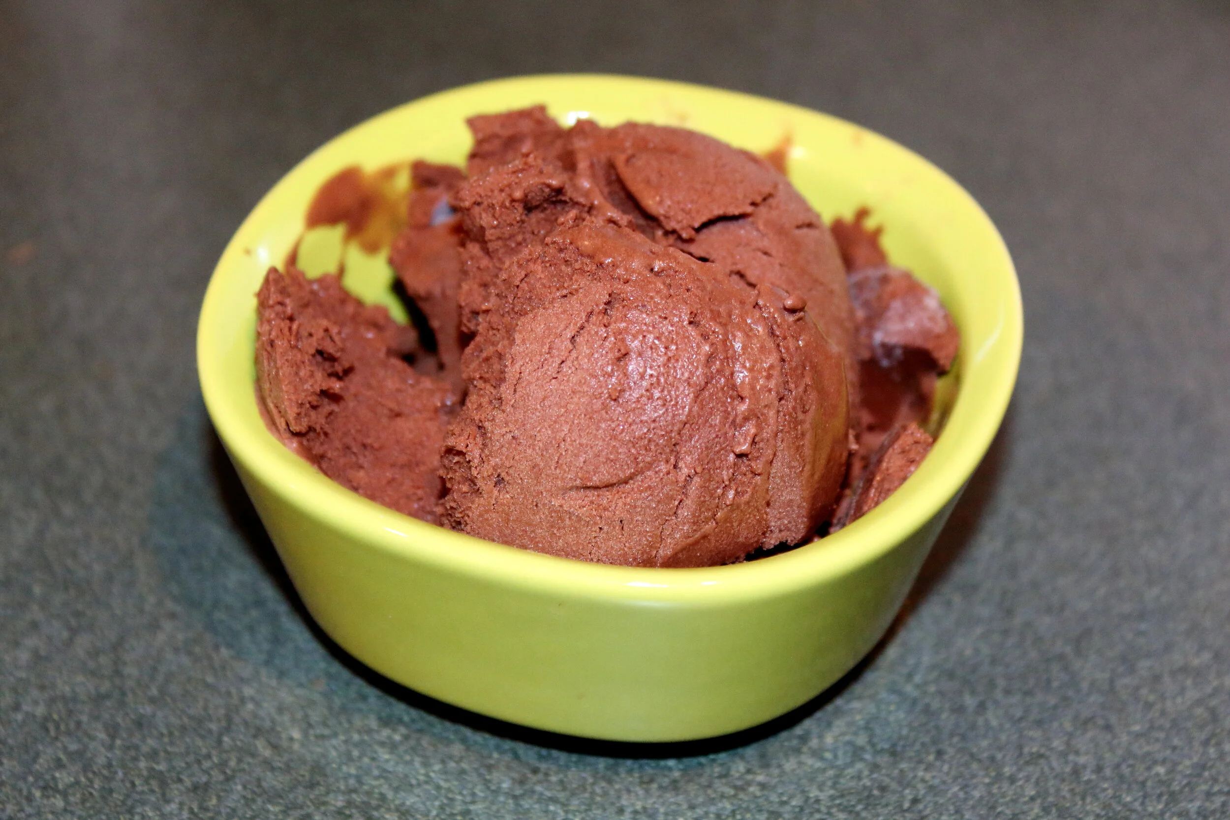 Homemade Chocolate Ice Cream (refined sugar and dairy free)