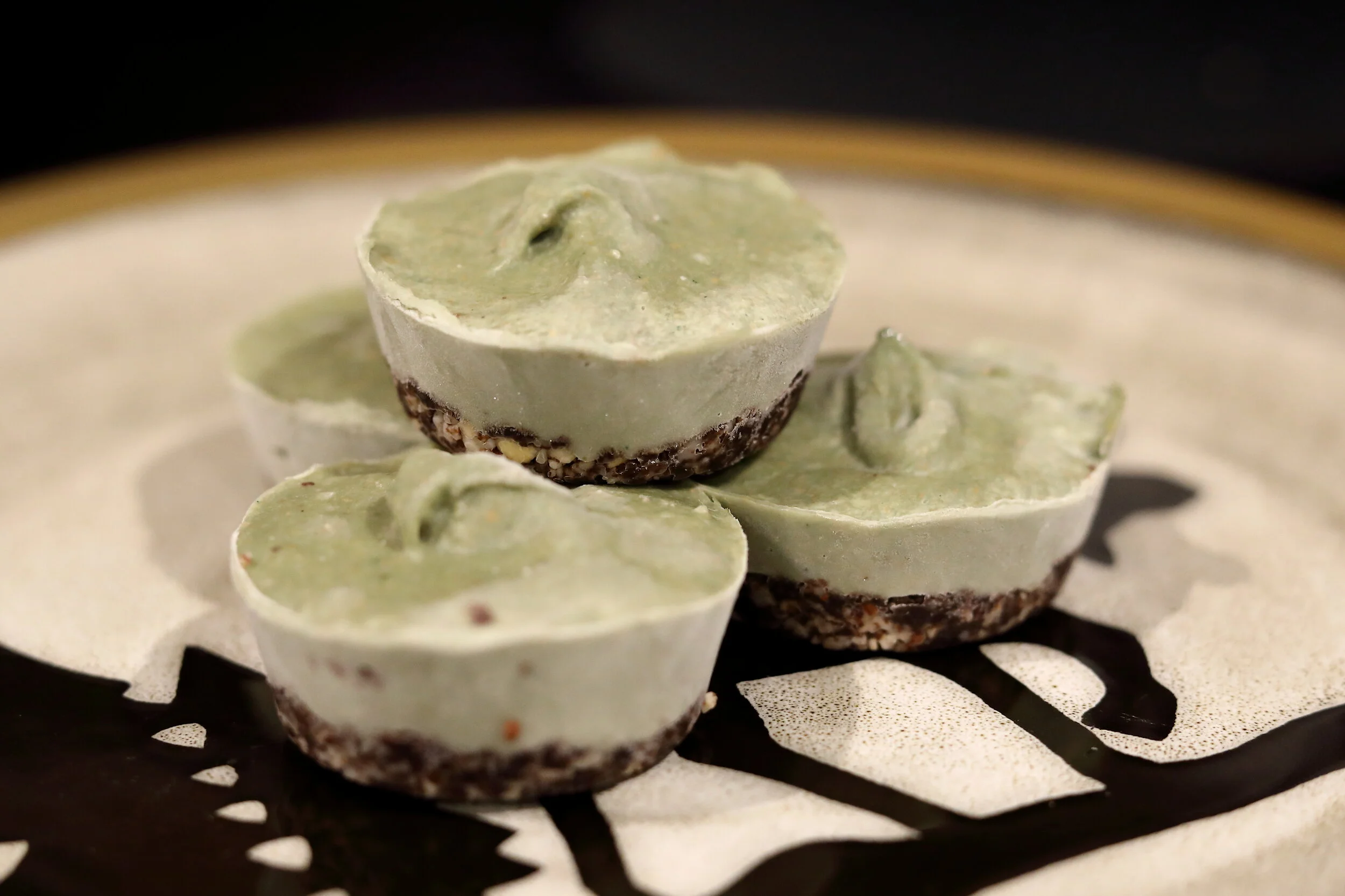 Bite-sized Grasshopper Pies