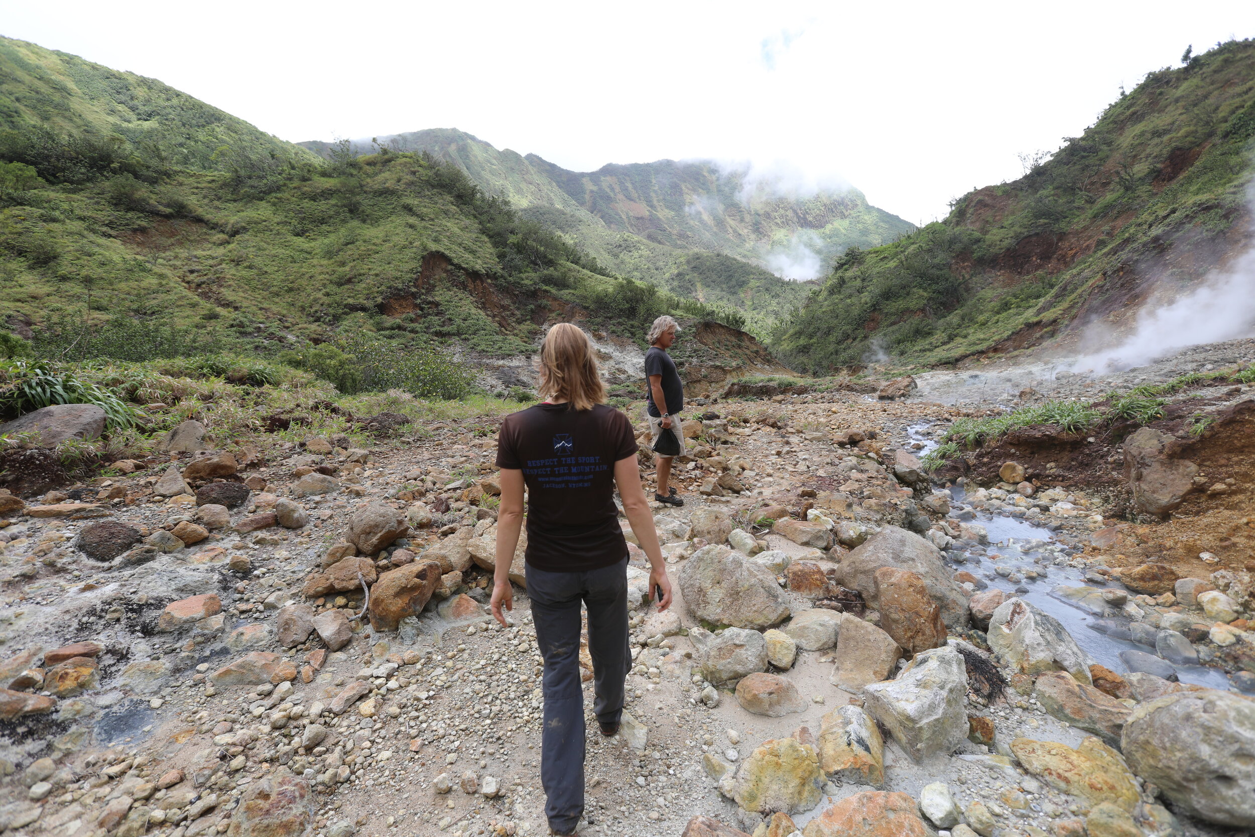  Make sure to stay on the trail in the Valley of Desolation so that you don’t break through the ground into boiling mud! 