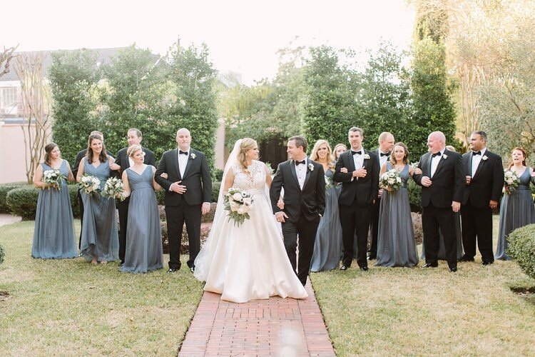 This gorgeous bridal party and the perfect day all coming together