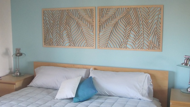 Wispy Palms, Headboard art panels