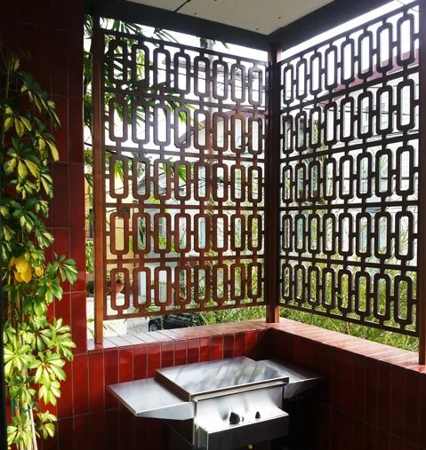 Residence, Venice, CA Custom pattern, Outdoor panel