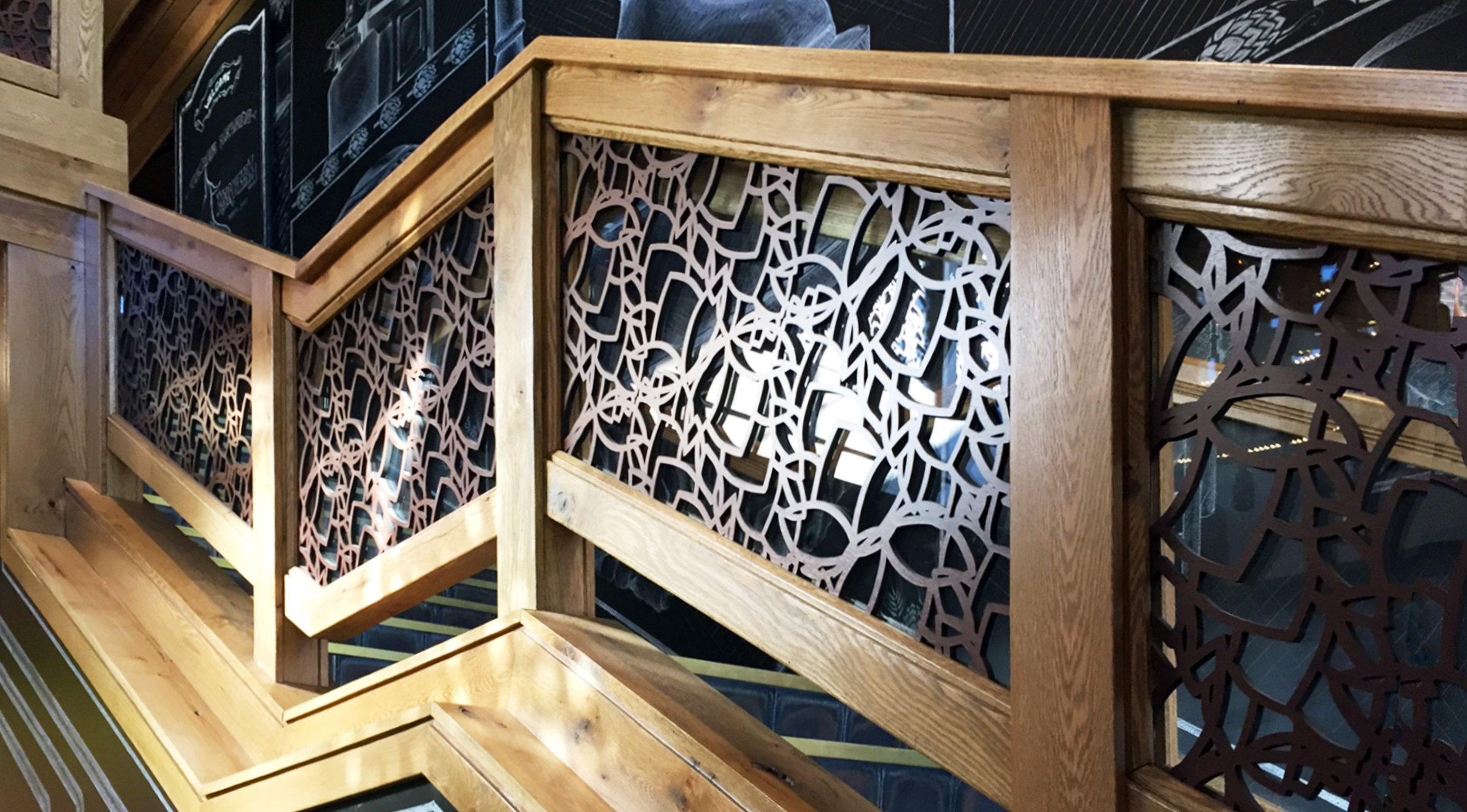 Laser Cut Stair & Deck Railings, Wood Laser Cut Designs Deck