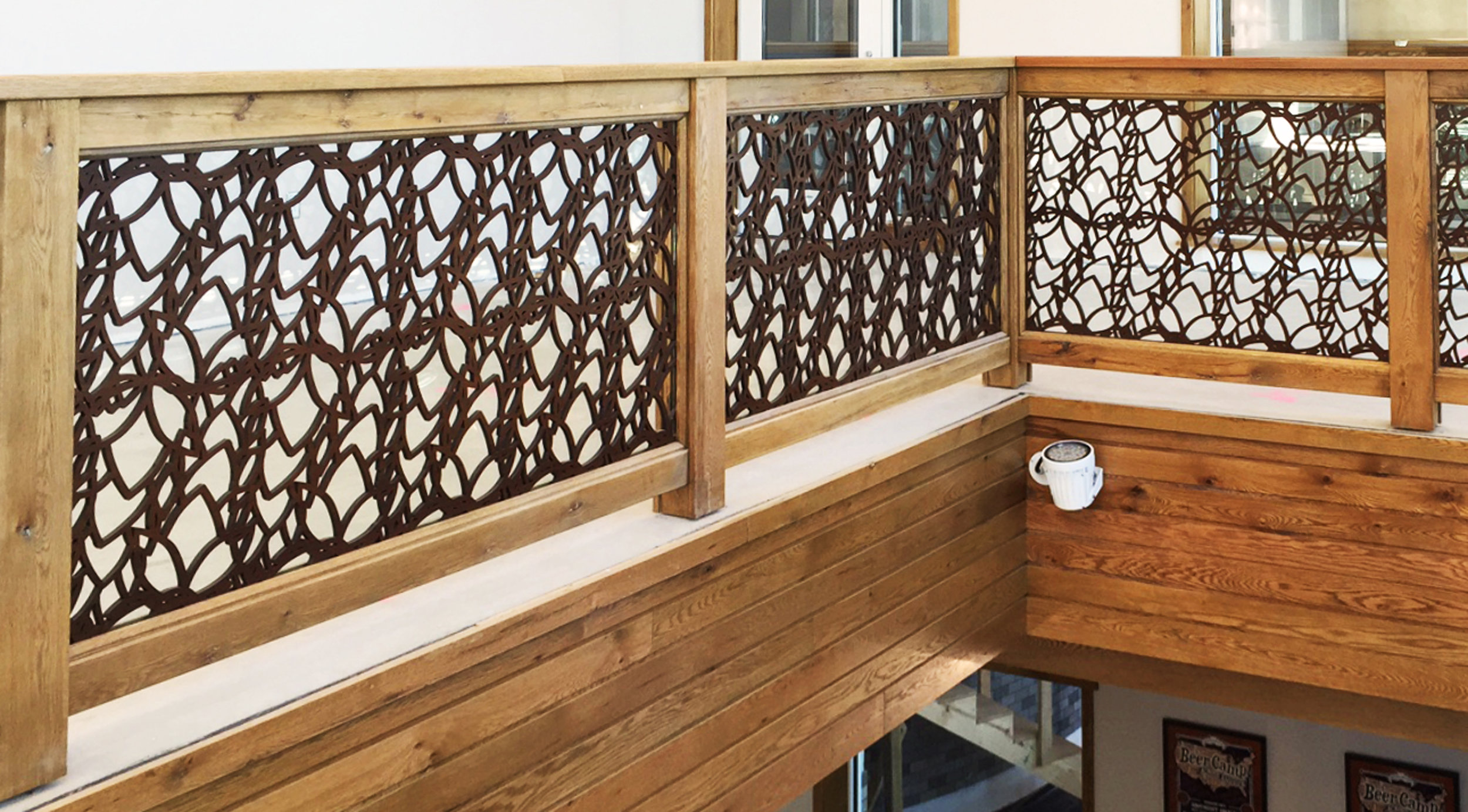 Laser Cut Stair & Deck Railings, Wood Laser Cut Designs Deck