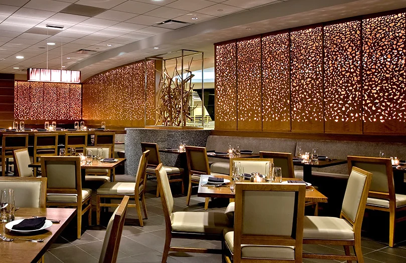 Crowne Plaza O'Hare Hotel, Chicago, IL Dappled Light, backlit panels