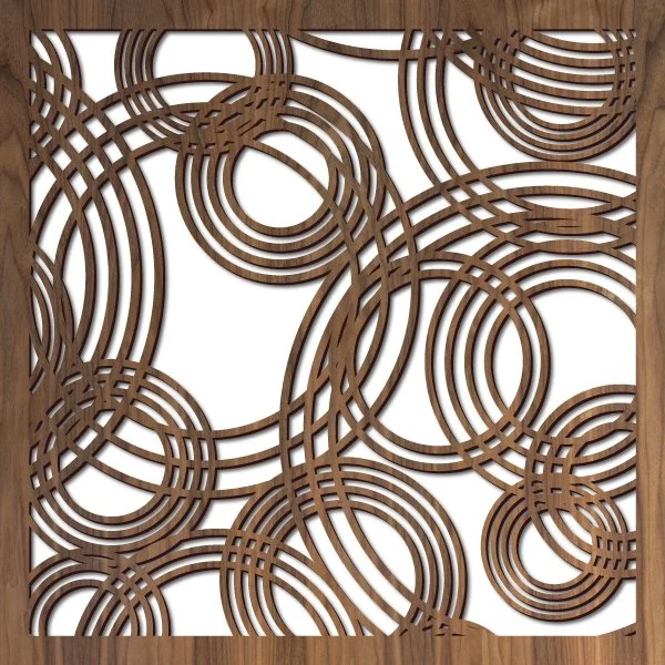 Rain on Water Laser Cut Pattern — Lightwave Laser