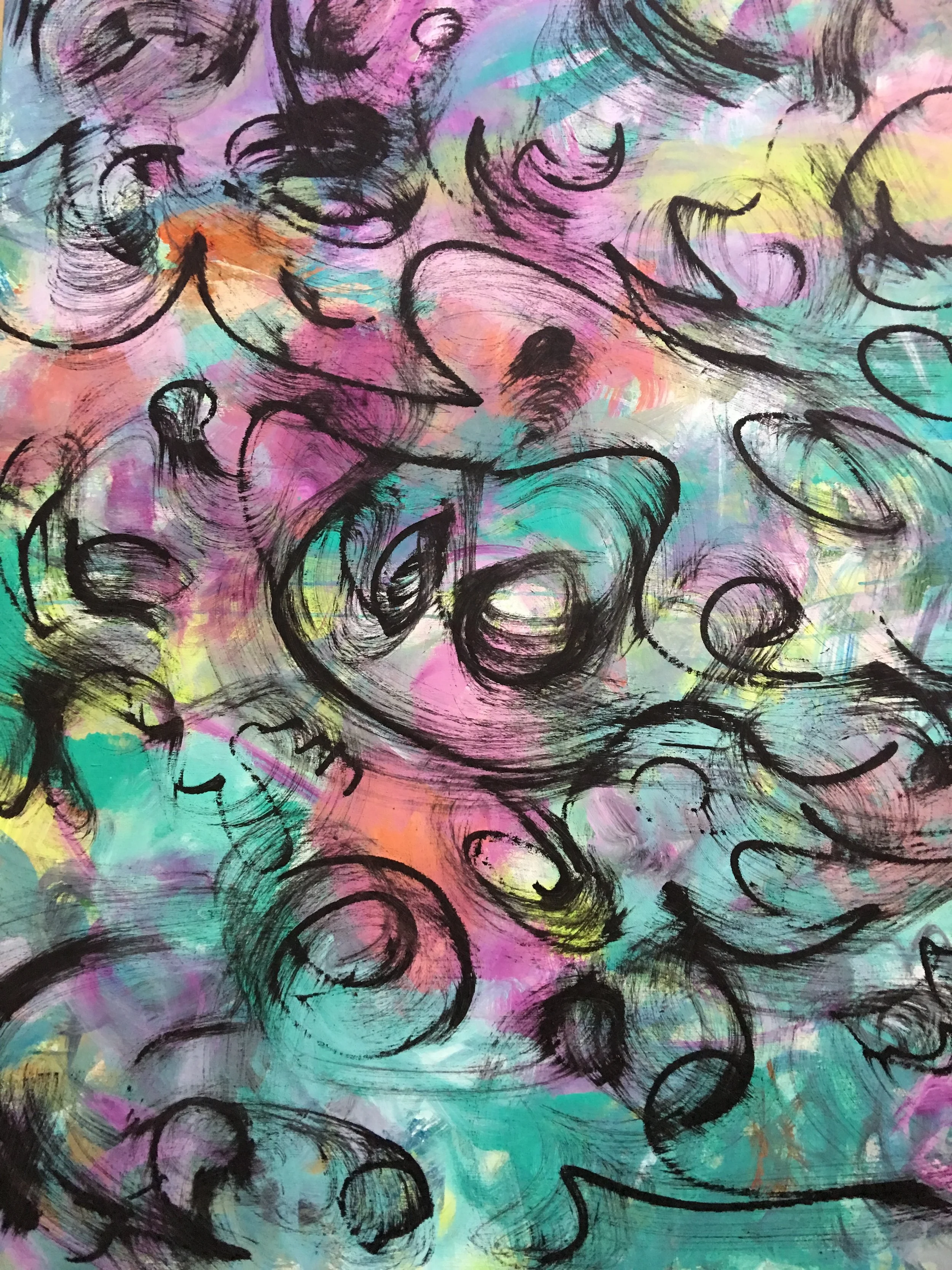 Wisp, 36x48, acrylic on canvas