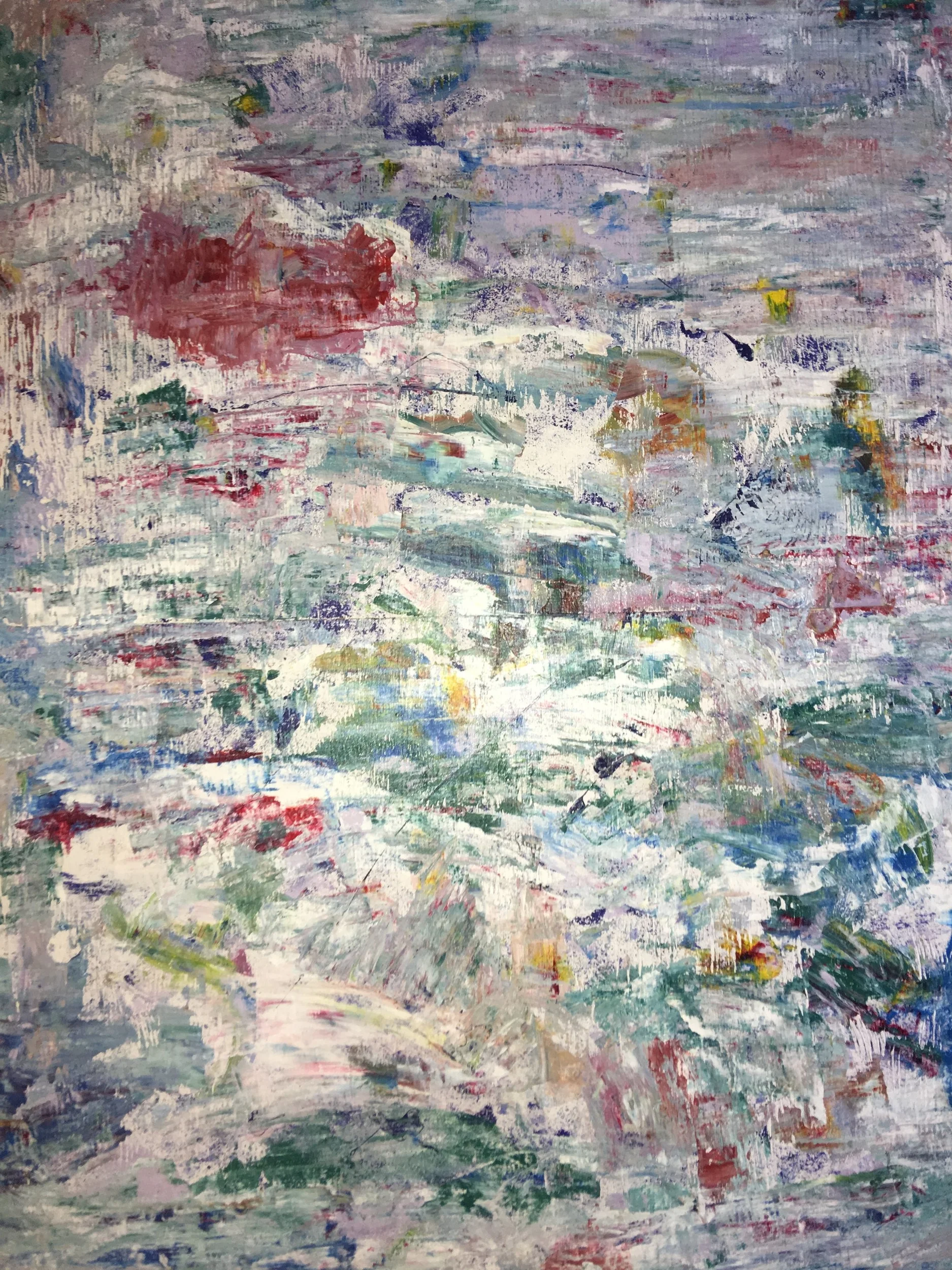 Pulse, 26x34, acrylic on salvage board