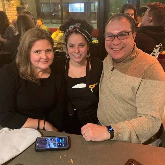 Look who stopped in this last weekend- the creators of the best tres leches of all time @kristofferscakes If you have ordered it here, you are tasting their recipe.  Rey special to have them in❤️ We met in 2003!! #tresleches