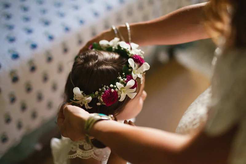 costa rica flower girl