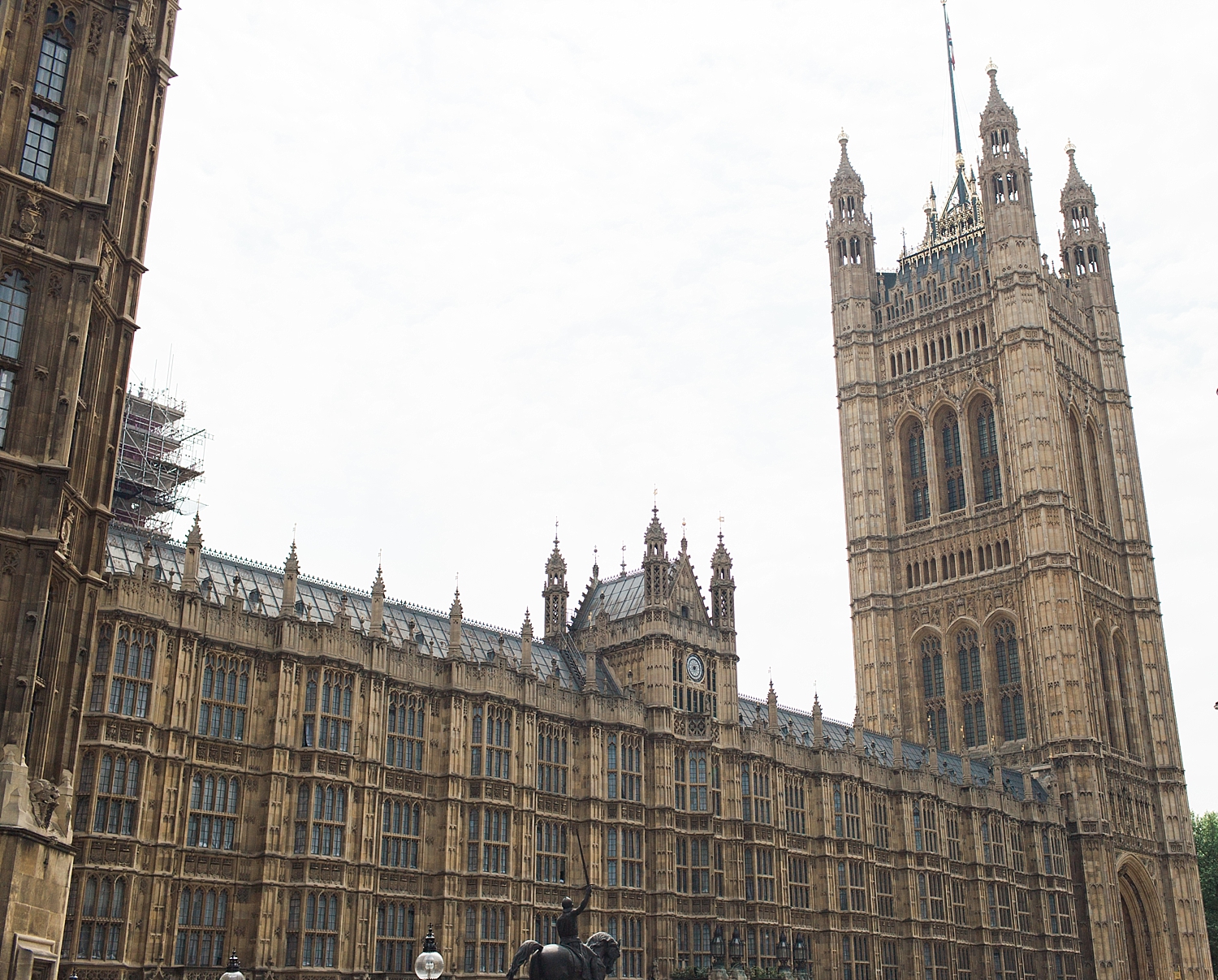 The other side of Parliment, which isn't under construction