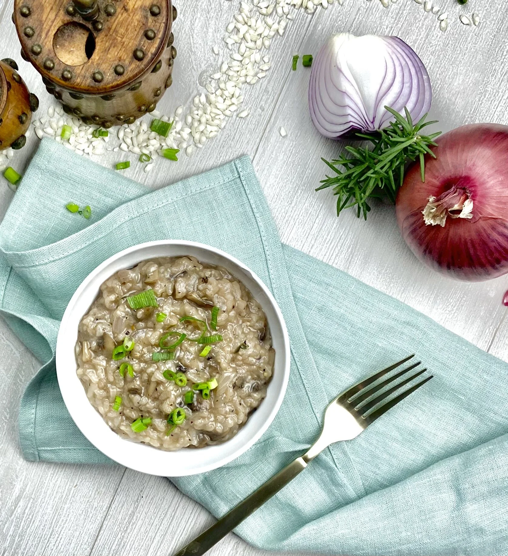 Portabello Mushroom Risotto