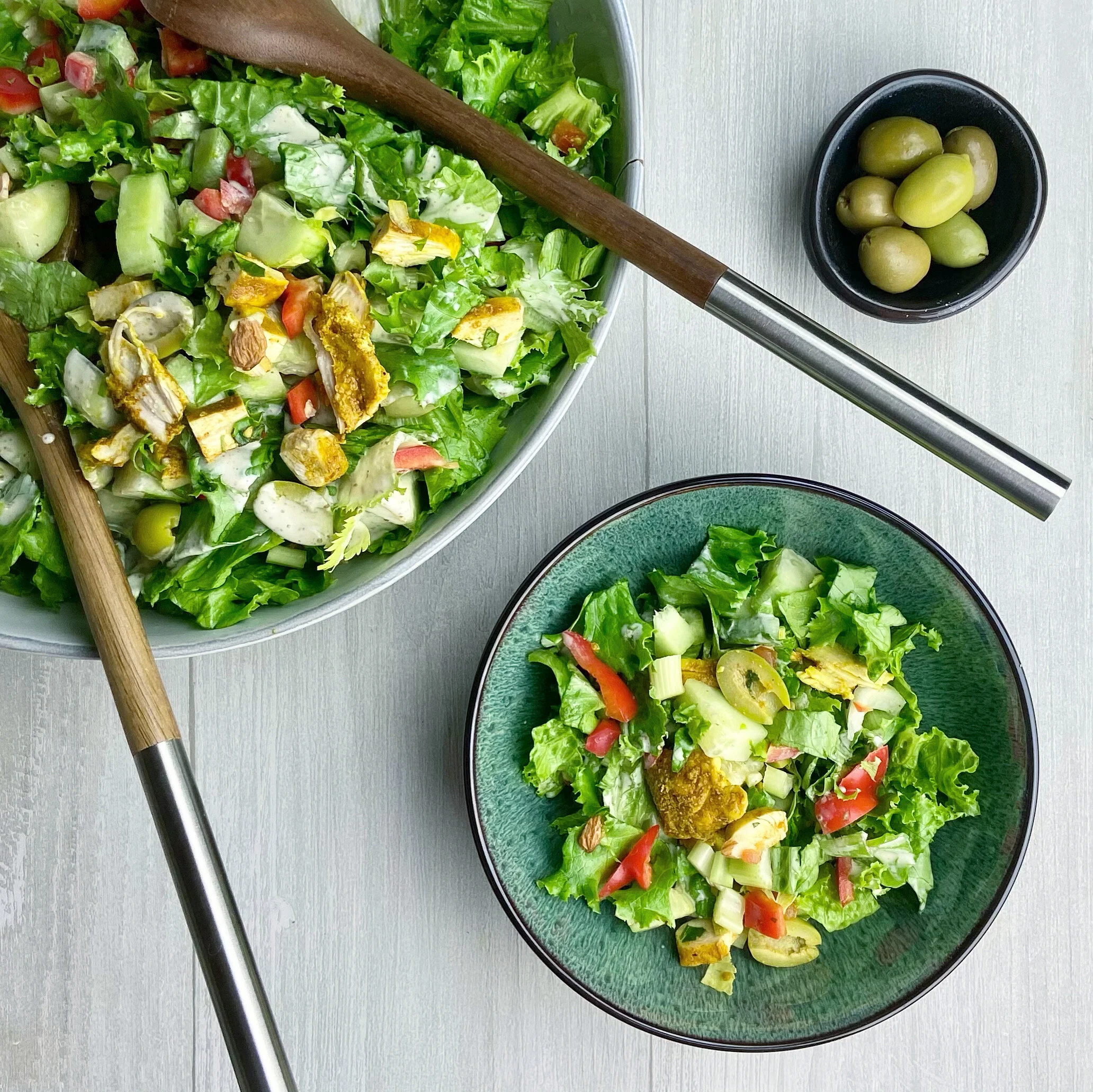 Zesty Green Olive Salad