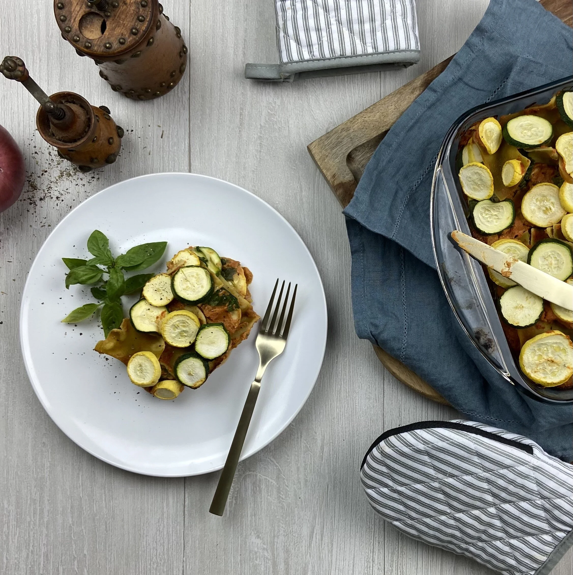Squash & Lentil Lasagna