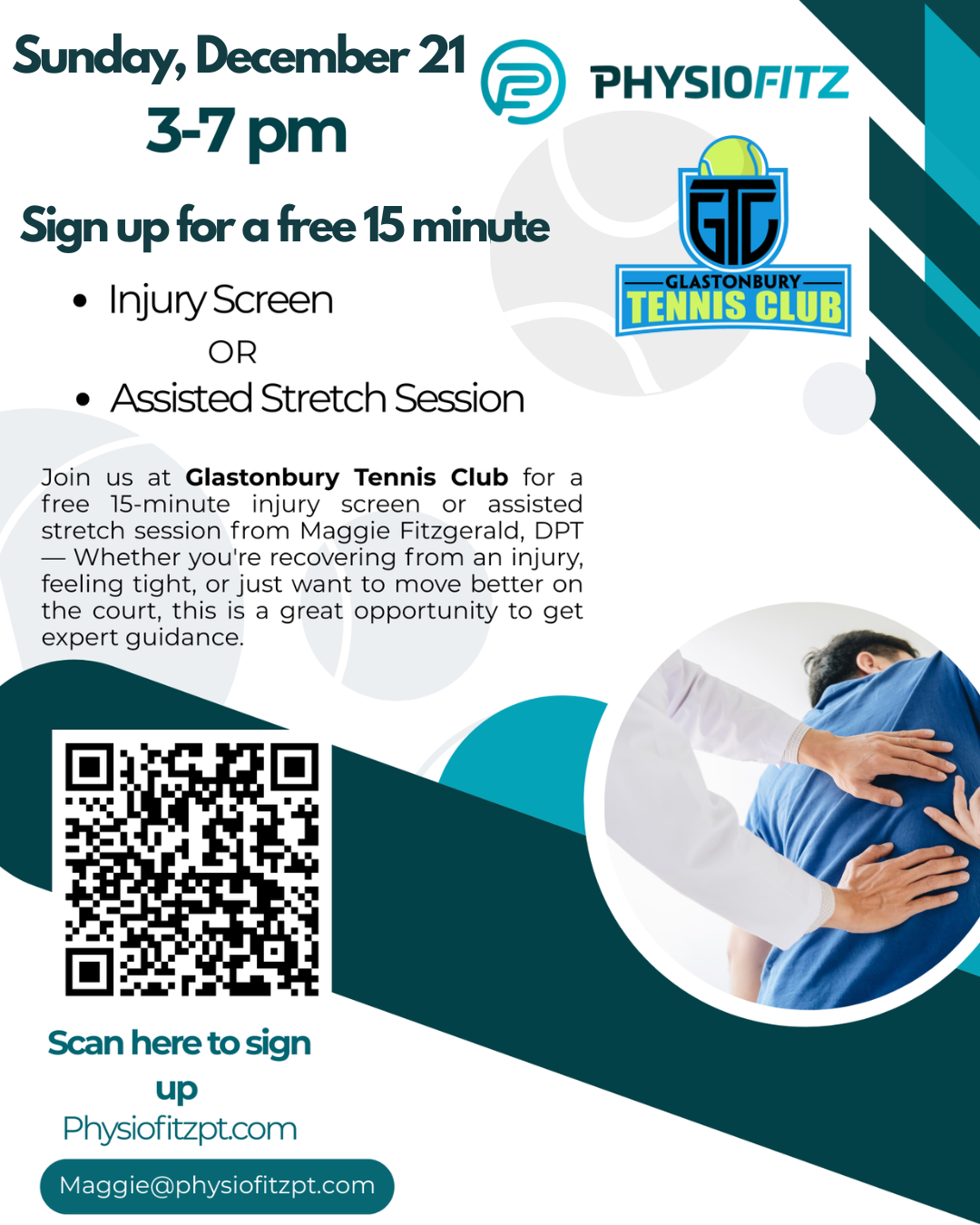 FREE Injury Screening or Assisted Stretching with PhysioFitz