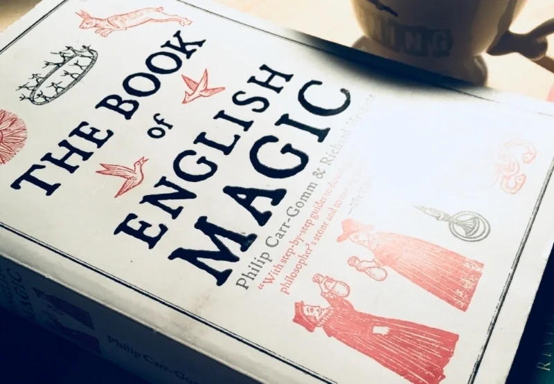 Some of my reference material. I recommend The Book of English Magic very highly. 