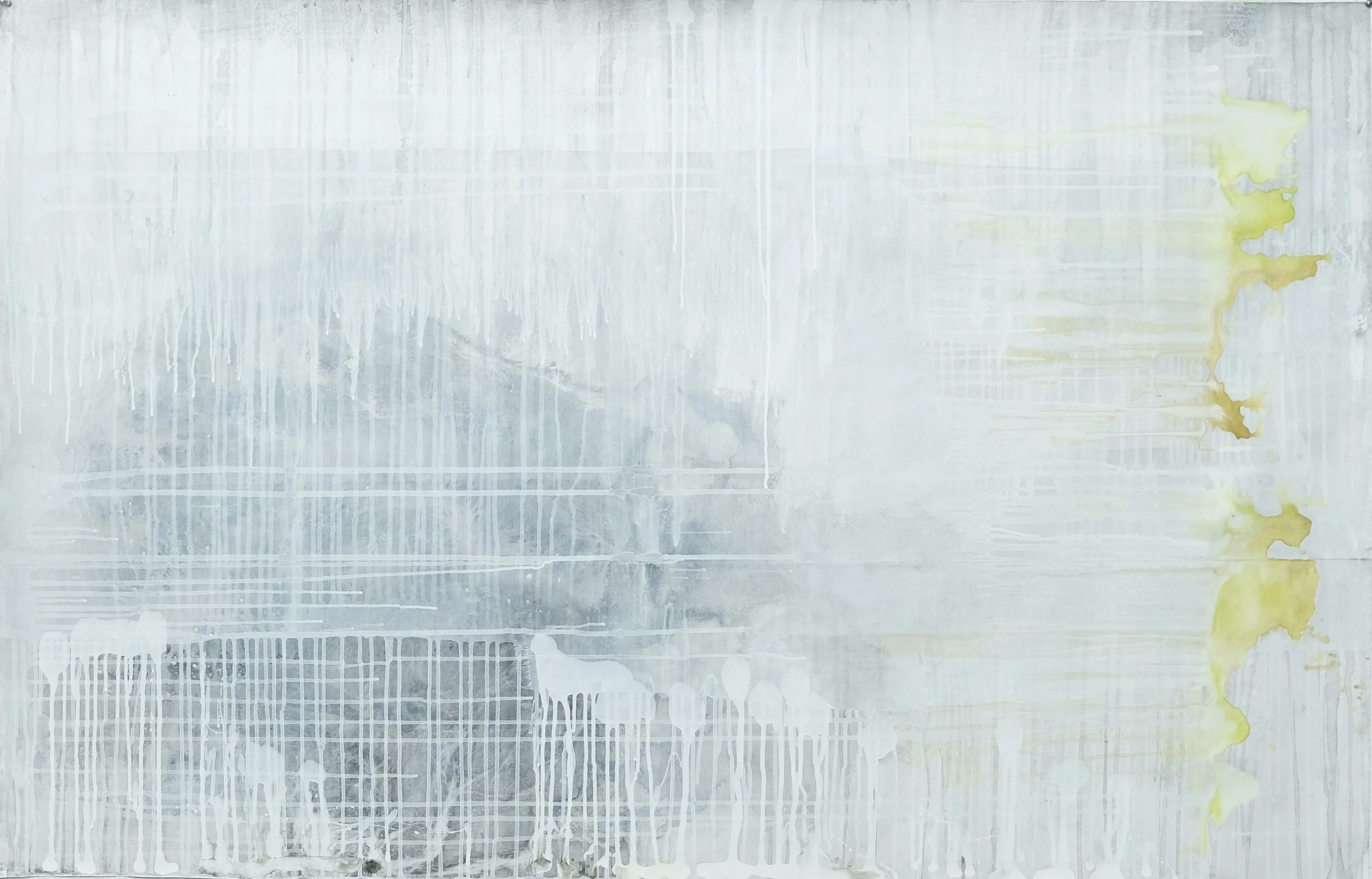  Citrinella  Acrylic on Tyvek  39” x 60” 