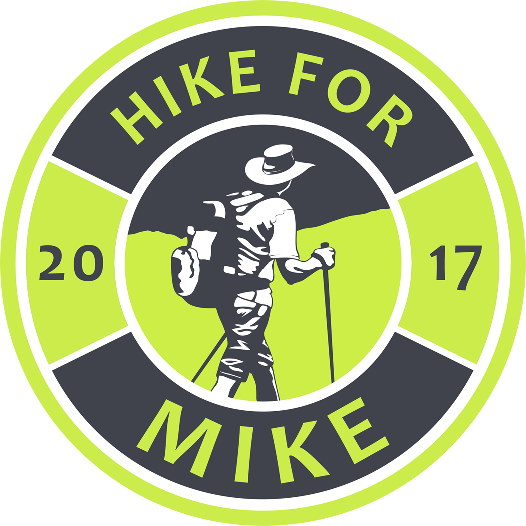 Hike for Mike - Embroidered Patch Design