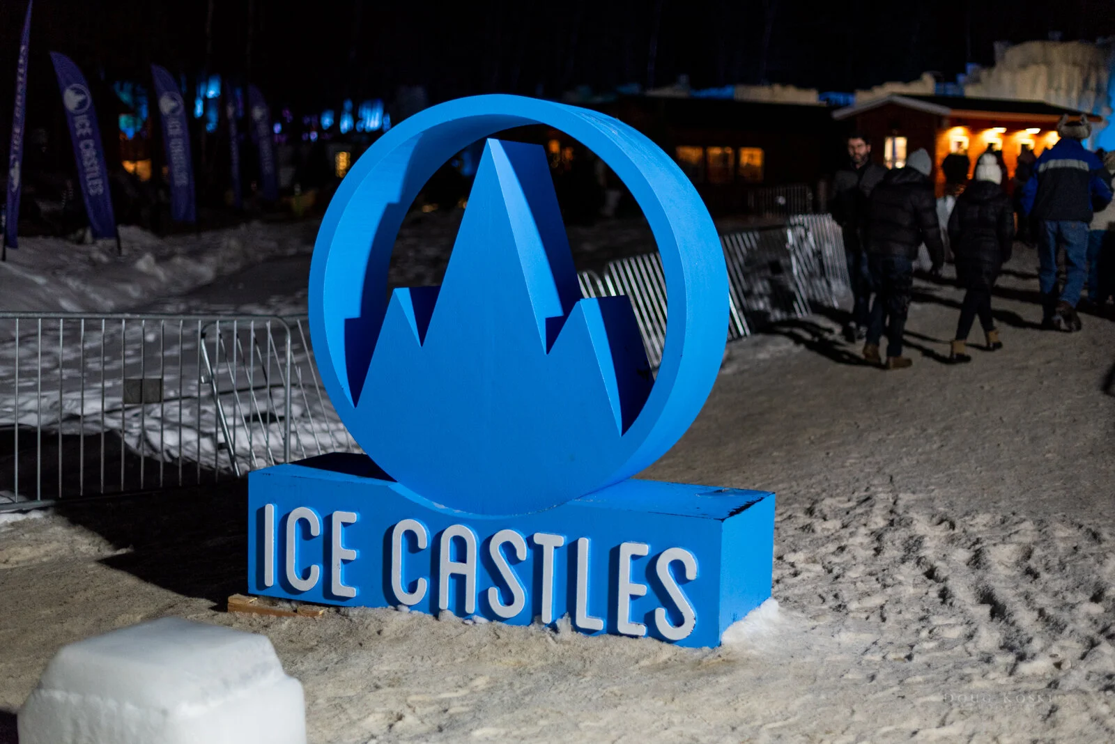 An Evening Visit to an Ice Castle