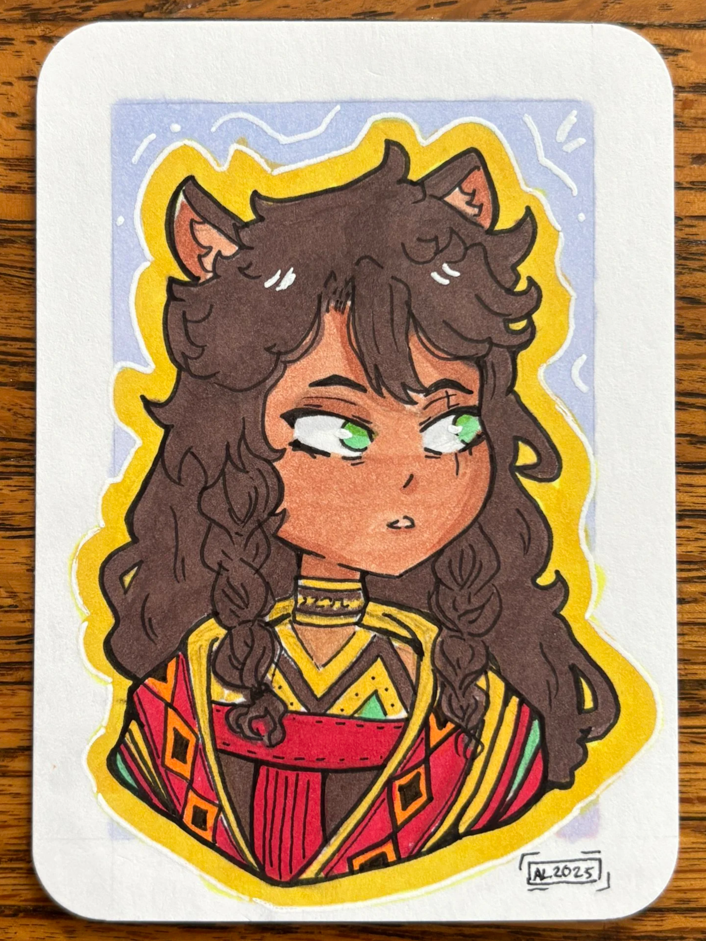 Cloud Calling Leona - Mini Card