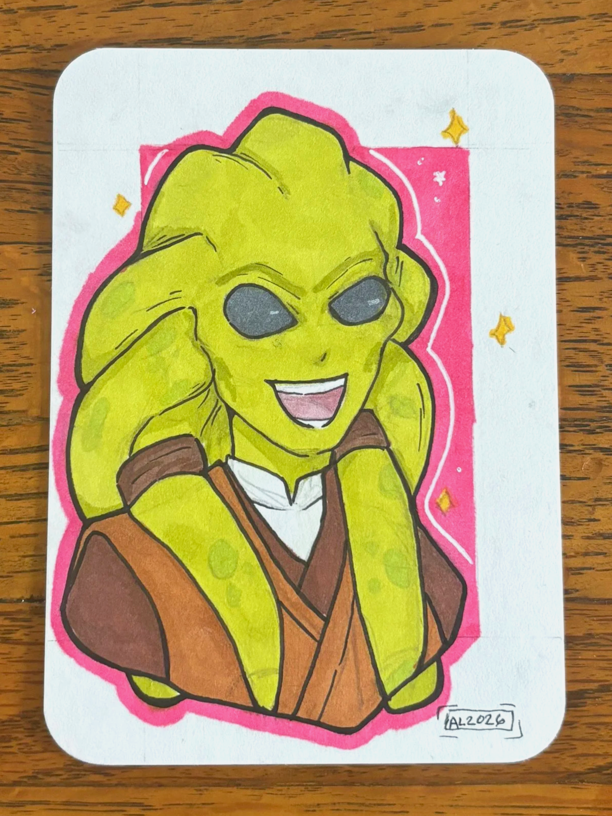 Master Kit Fisto- Mini Card