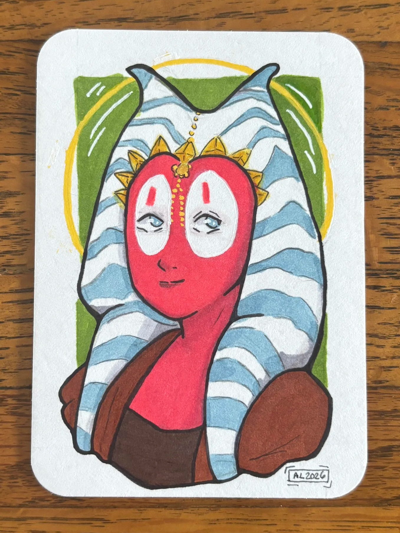 Master Shaak-Ti -Mini Card