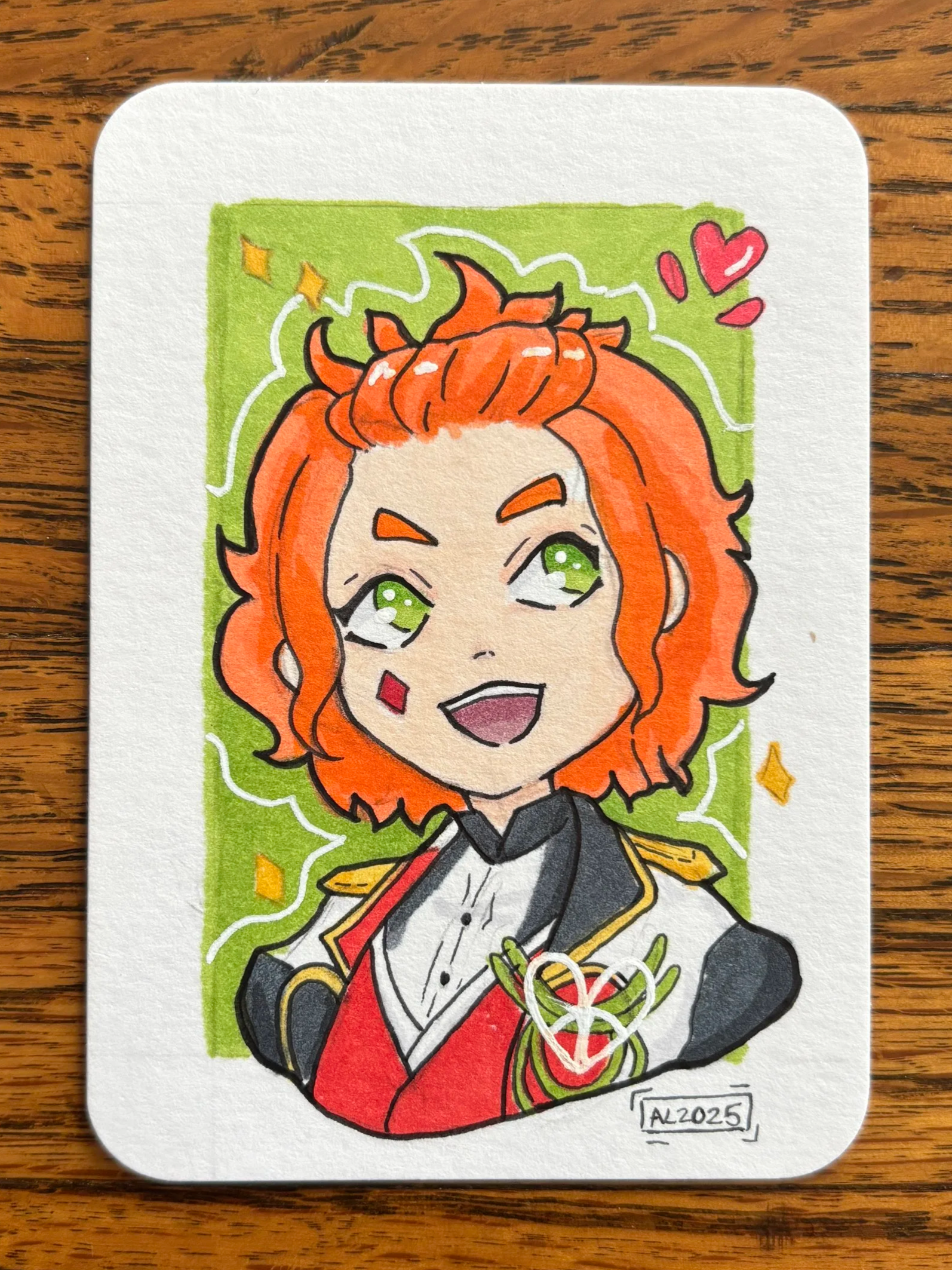 New Years Cater - Mini Card