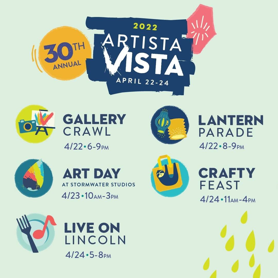 Get ready to get crafty with us on Sunday by checking out other #ArtistaVista events this weekend!