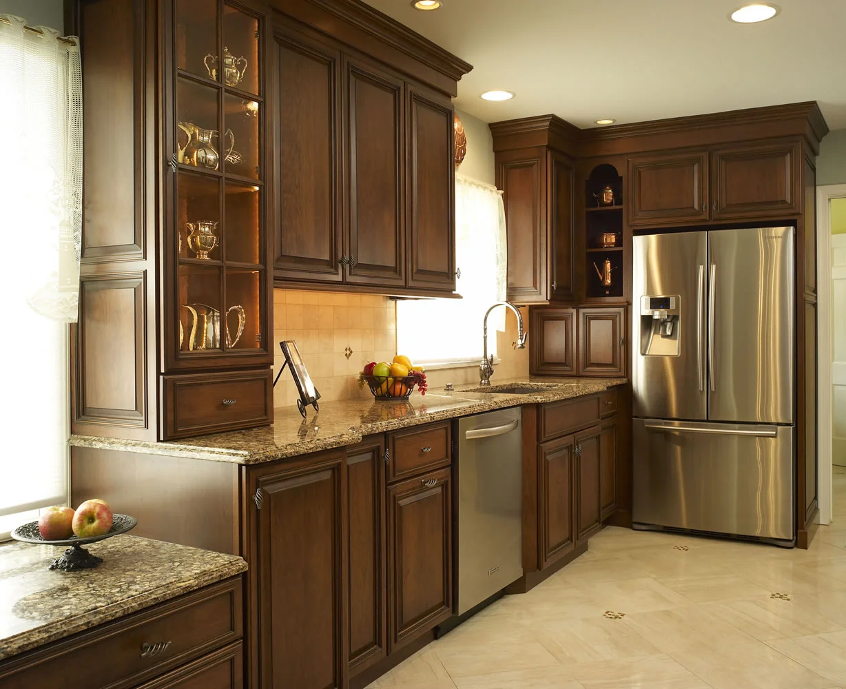 Custom Kitchen with Cherry Cabinets