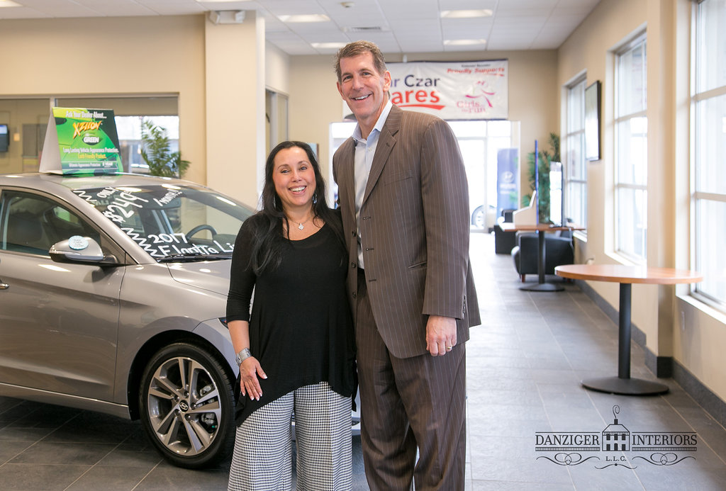 Owner of Colonial Hyundai in Doylestown, John Ashdale and Adèle Danziger