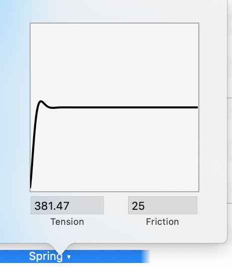 spring animation properties