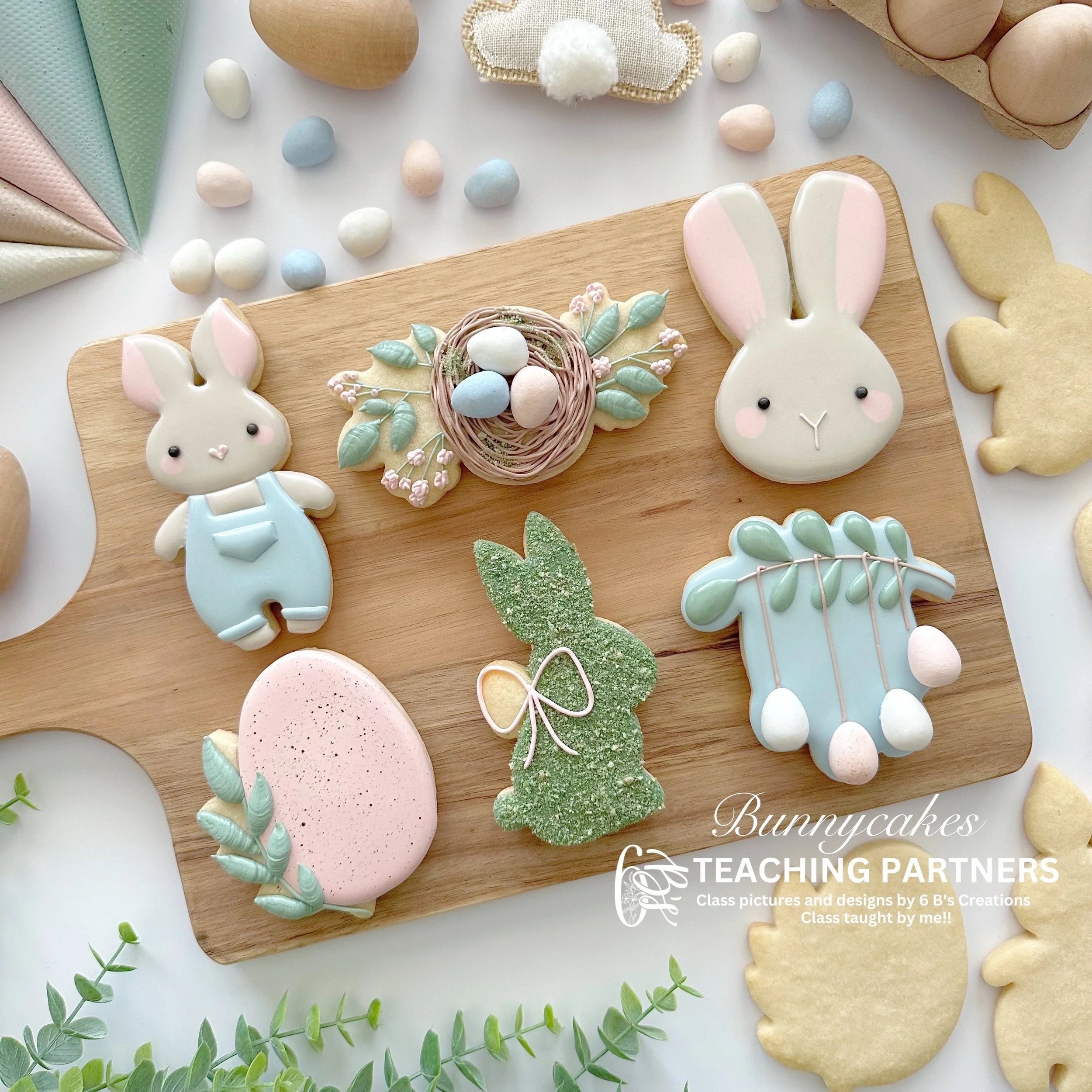 BUNNY FLORAL - 6 COOKIES - SQUARE-(W).JPEG