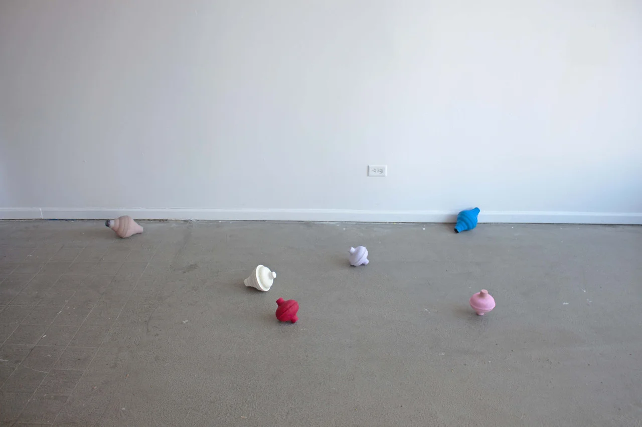 Untitled plungers , 2015 rubber, paper mache, gesso, casein