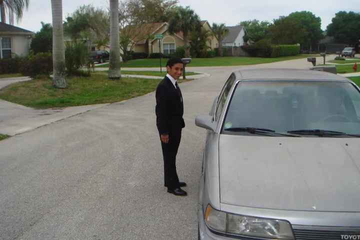  Draft of second letter with high school prom picture sent as a package. 