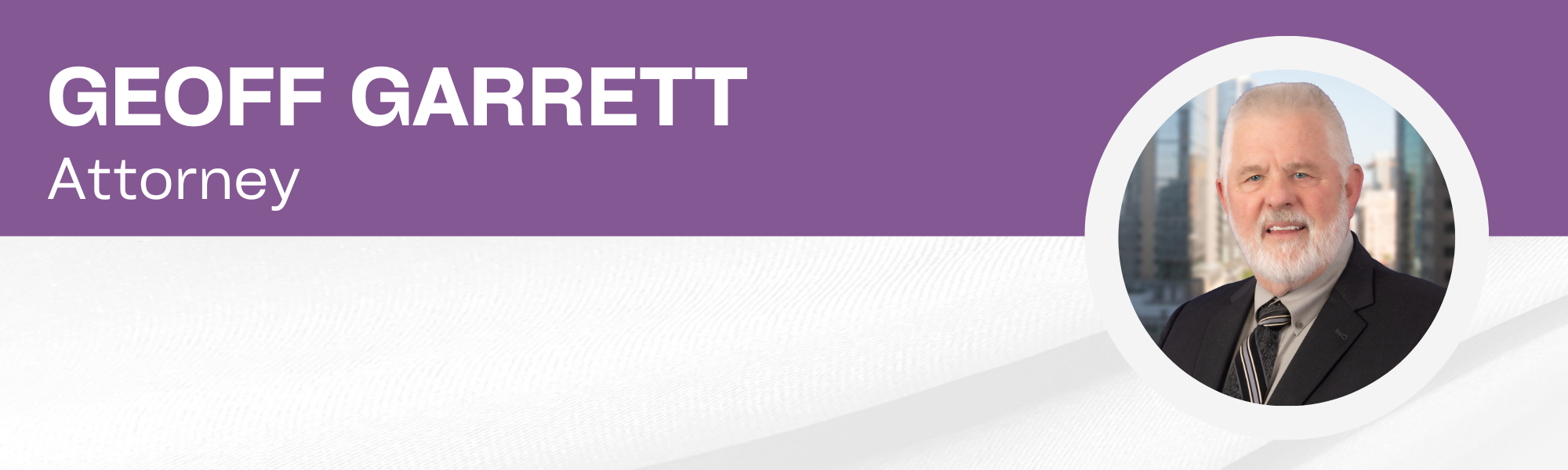George Harbert Attorney Geoff H. Garrett — Holmquist + Gardiner