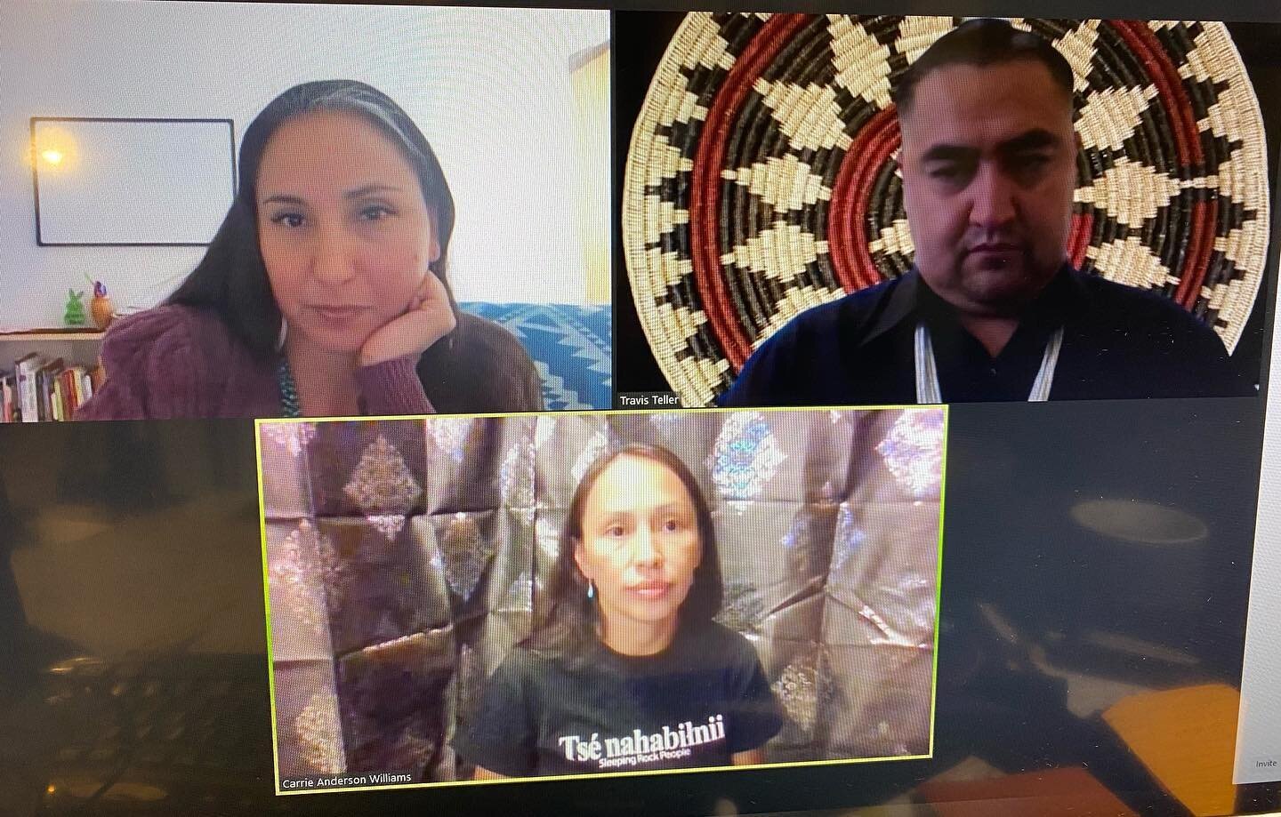 We are live! Come join us! Join us for our next Din&eacute; Virtual Talk Series #6: Adziists&rsquo;ą́ą (Navajo Ways of Listening). We welcome Carrie Anderson Williams and Travis Teller. The event will be moderated by Davina Morris, DSCI Board of Di