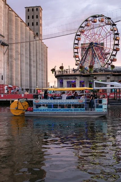 Boat Rentals in Buffalo: Buffalo CycleBoats, Tipsy Tiki Boat Co. &amp; Buffalo Party Boats Lead the Way