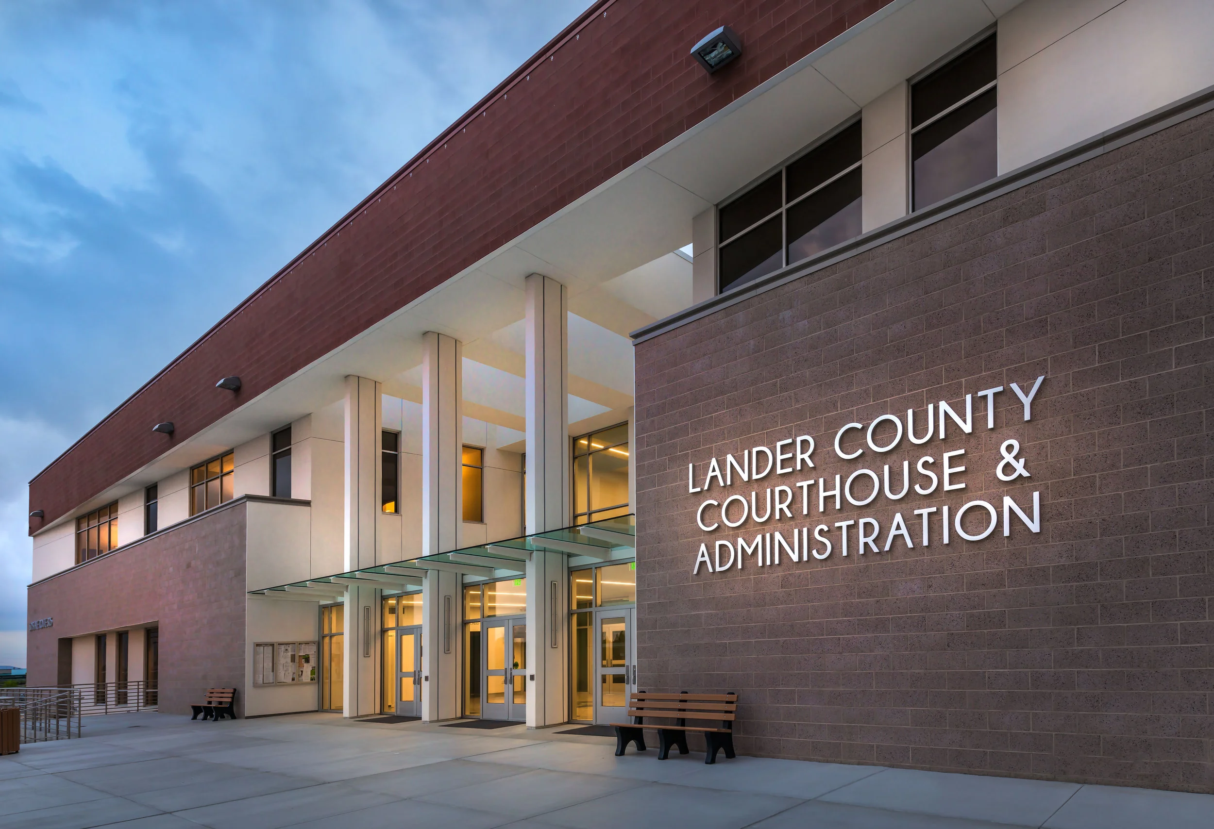 LANDER COUNTY COURTHOUSE / BATTLE MOUNTAIN, NV — Van Woert Bigotti