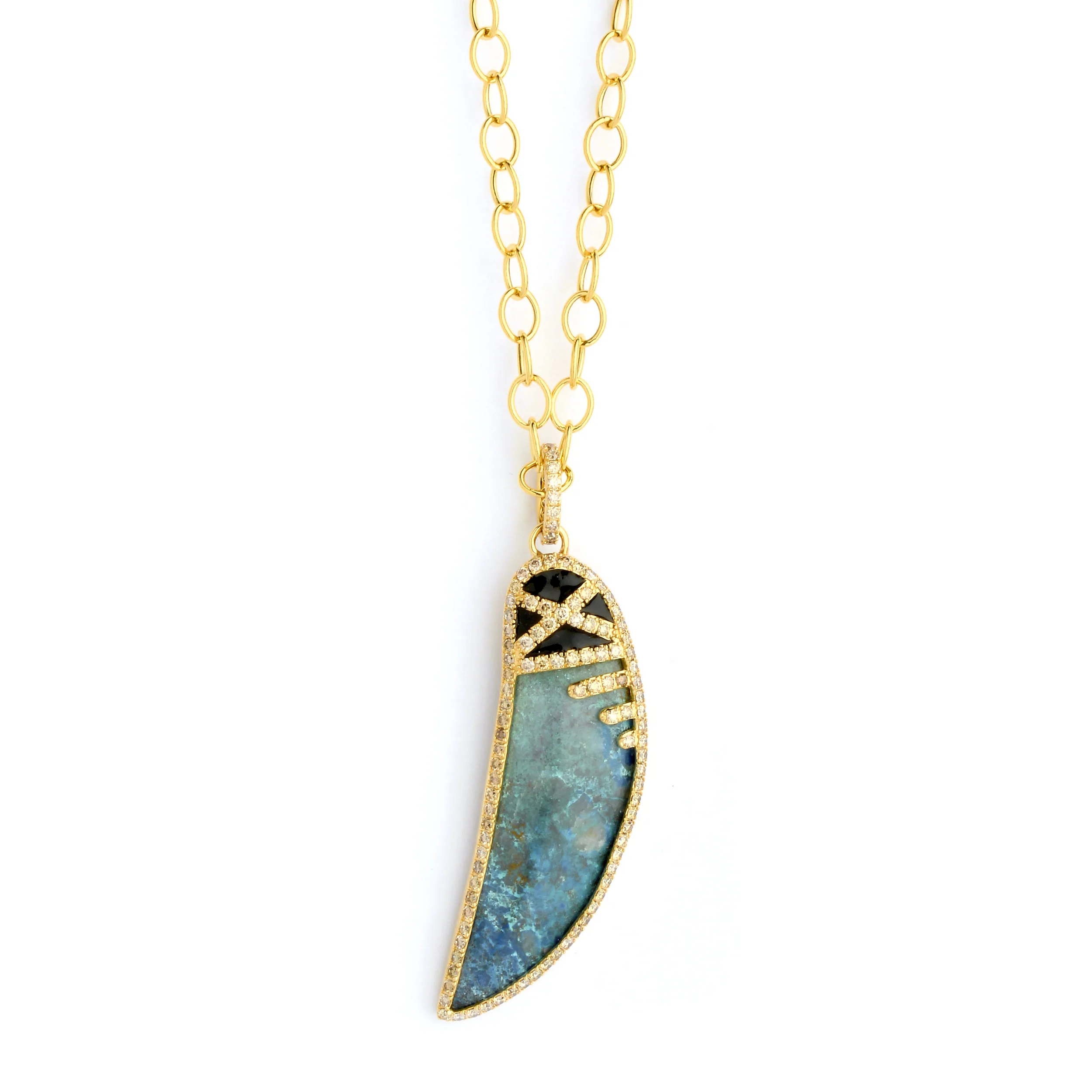 Chrysocolla_Champagne_diamond_dagger_pendant.jpg
