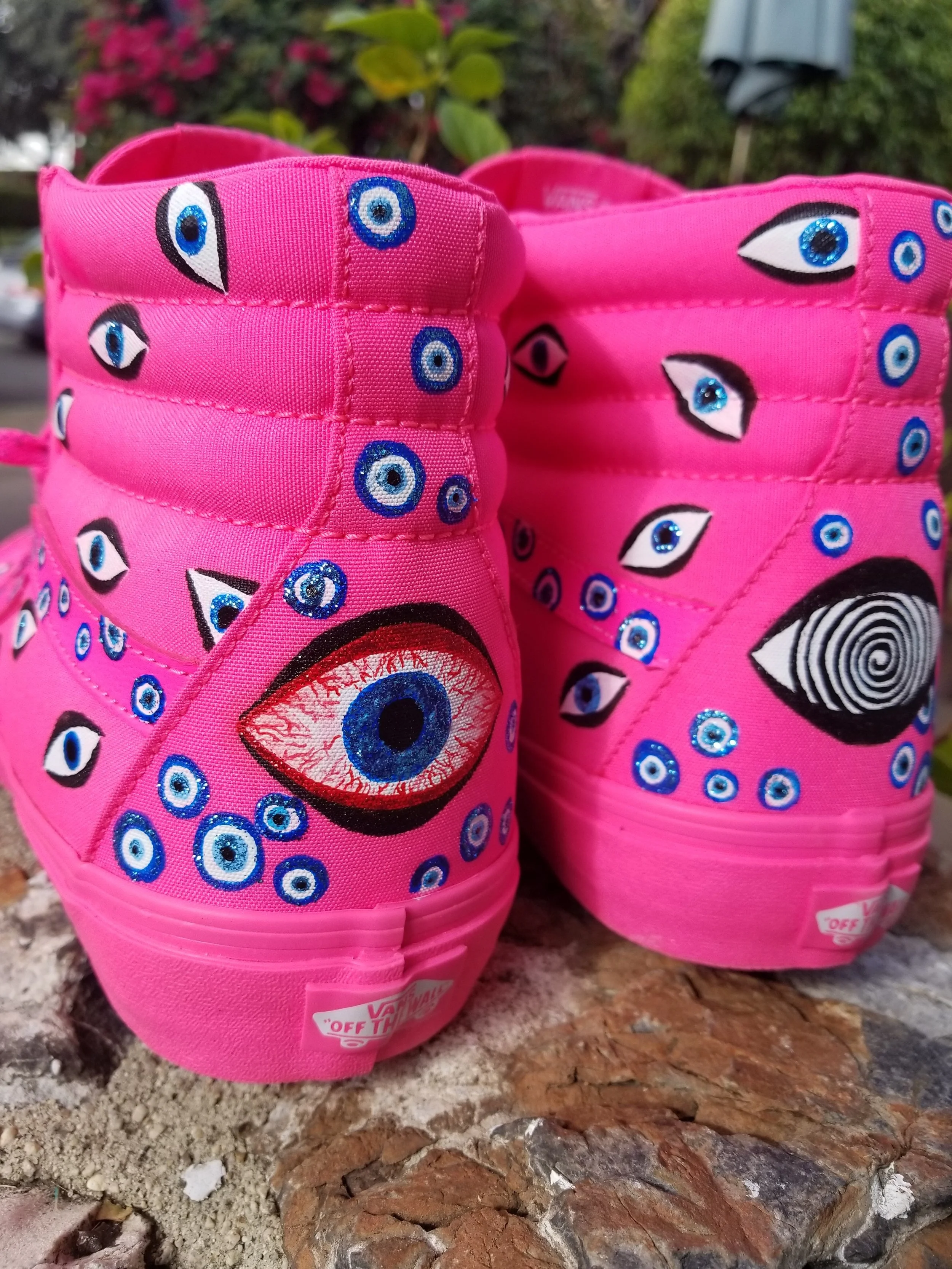 "Evil Eye Sk8 Hi"