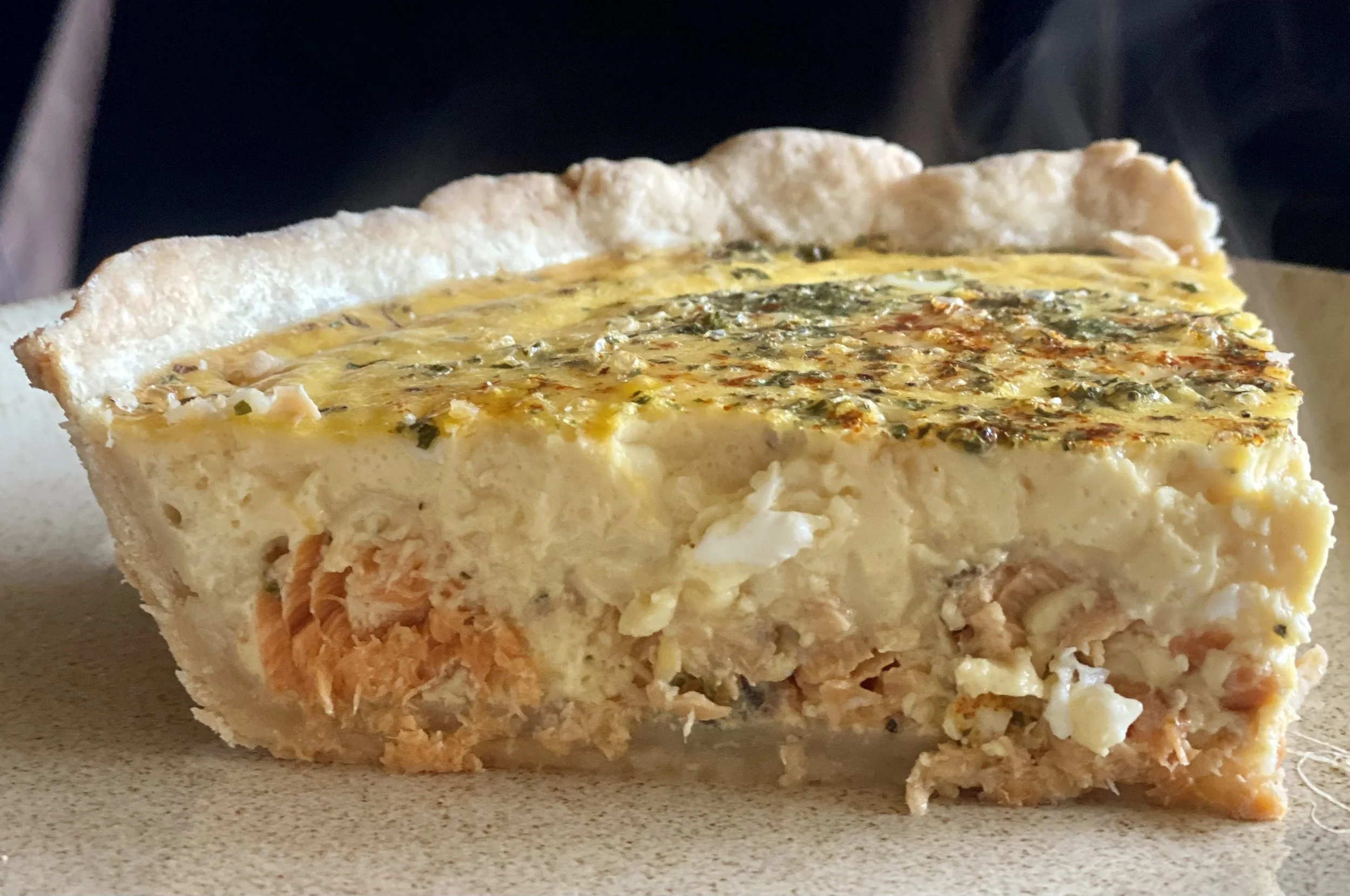 Salmon Quiche