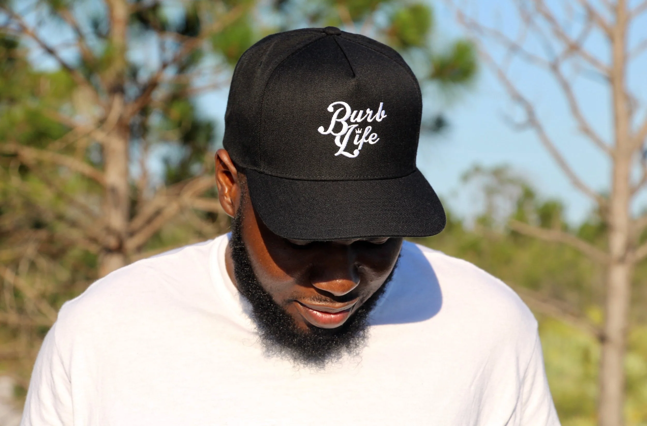 BurbLife Script Logo Snapback Hat