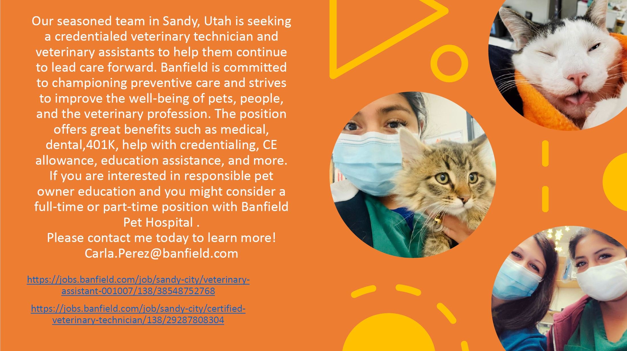 Jobs — Utah Society of Veterinary Technicians and Assistants