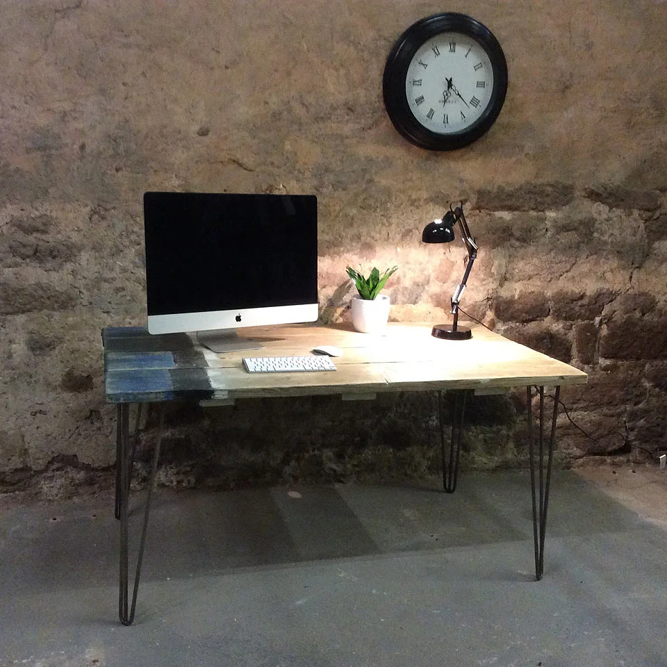 THE STRIPED DESK/SOLD/CAN BE MADE TO ORDER