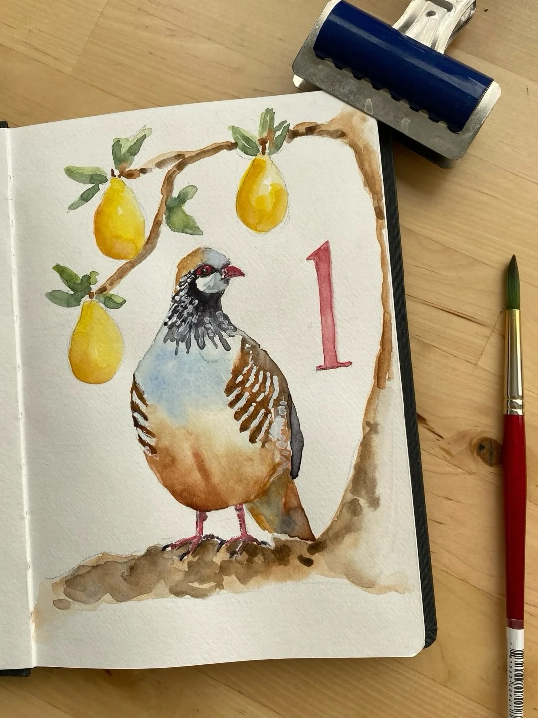 I have a new video (3.5 minutes) on my YouTube channel showing some of the process of painting my 12 Days of Christmas design! 🕊️🦢🐓🐦&zwj;⬛💃🐄🥁

Link is in my stories or on my bio. 

#12daysofchristmas #artvideo #watercolorart #youtubeart