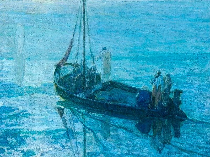 The Disciples See Christ Walking on the Water,   by Henry Ossawa Tanner