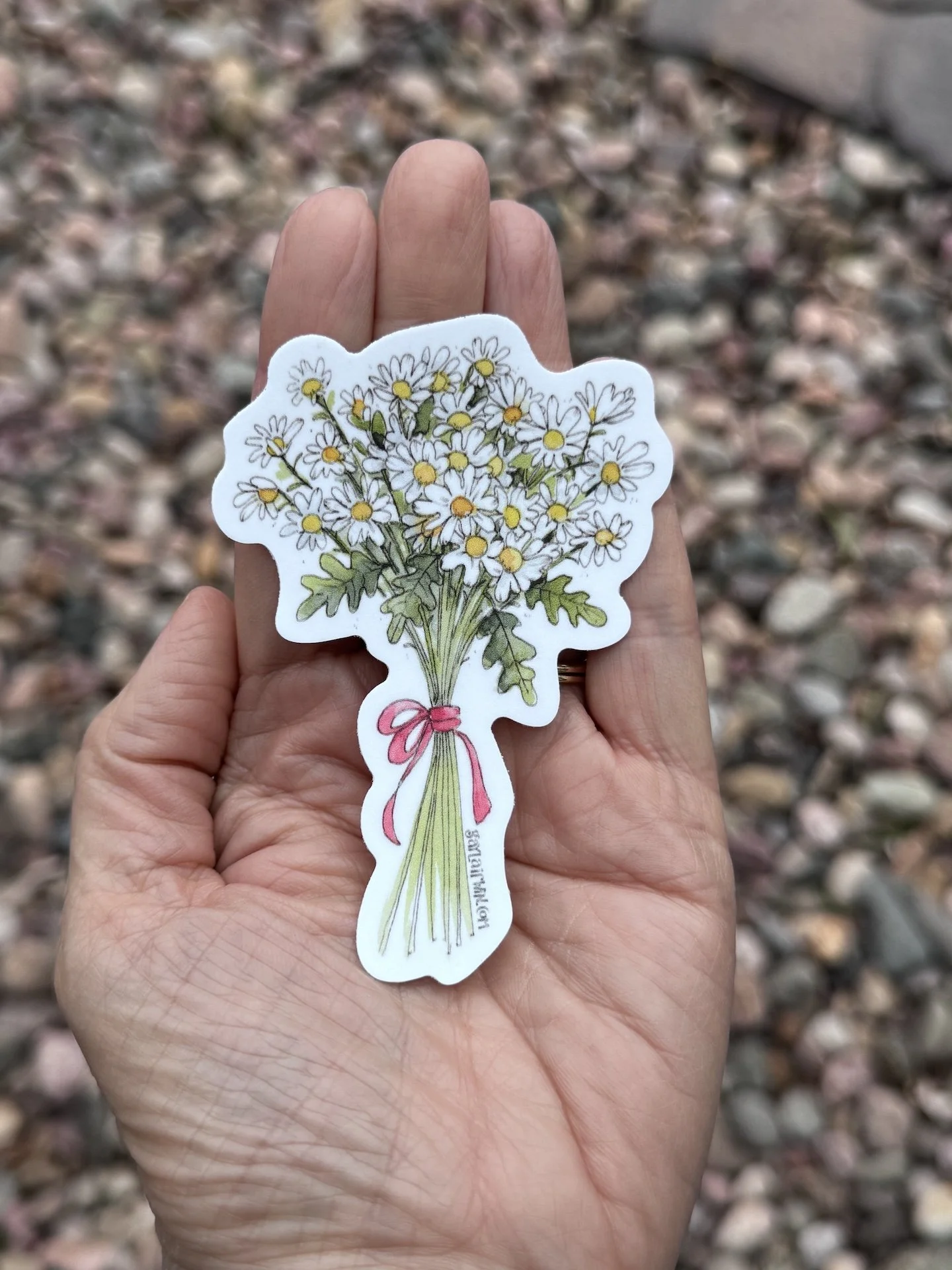 Daisies-Bouquet-Sticker-on-hand.JPG