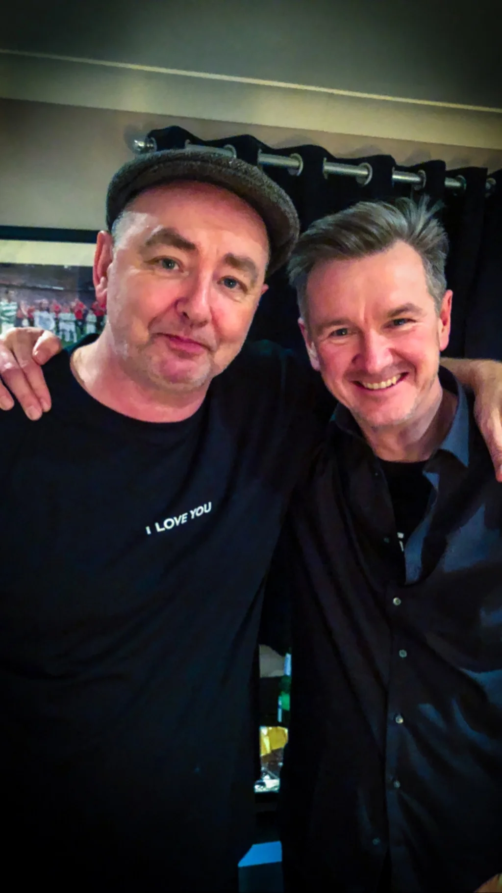 With Francis Dunnery