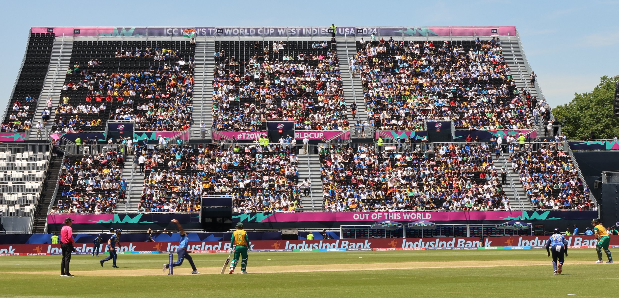 T20 Cricket World Cup at The Nassau County International Cricket Stadium, Eisenhower Park, Long Island